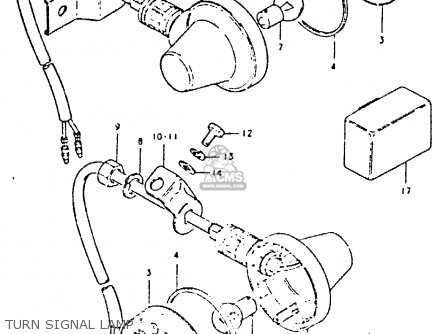TURN SIGNAL LAMP - DR400S 1981 (X)