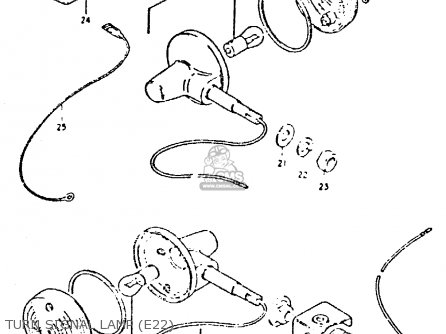 TURN SIGNAL LAMP (E22) - DR400S 1981 (X)