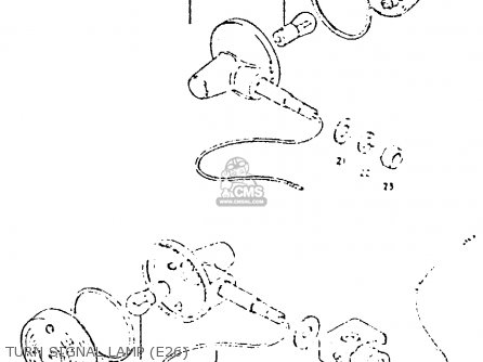 TURN SIGNAL LAMP (E26) - DR400S 1981 (X)