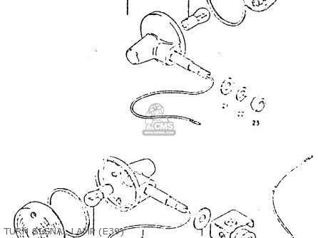 TURN SIGNAL LAMP (E39) - DR400S 1981 (X)