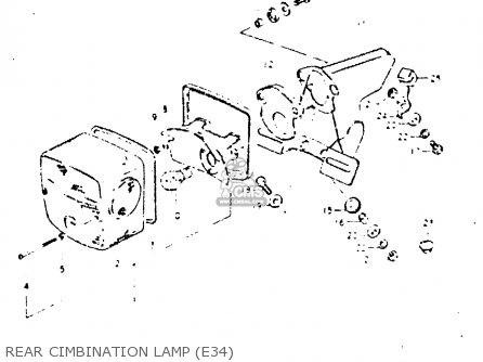 REAR CIMBINATION LAMP (E34) - DR400S 1981 (X)