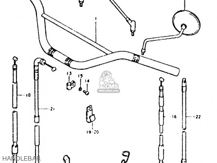 HANDLEBAR - DR400S 1981 (X)