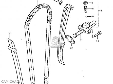 CAM CHAIN - DR400S 1981 (X)