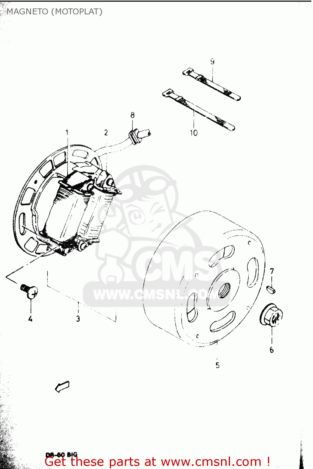 MAGNETO (MOTOPLAT) DR50 BIG 1986 (G)