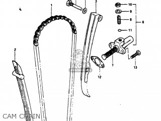 CAM CHAIN - DR500 1981 (X) USA (E03)