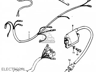 ELECTRICAL - DR500 1981 (X) USA (E03)