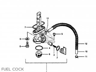 FUEL COCK - DR500 1981 (X) USA (E03)