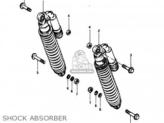 SHOCK ABSORBER - DR500 1981 (X) USA (E03)
