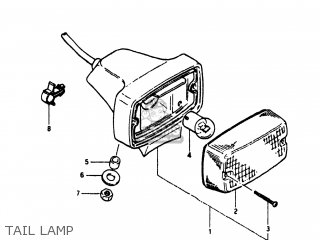 TAIL LAMP - DR500 1981 (X) USA (E03)