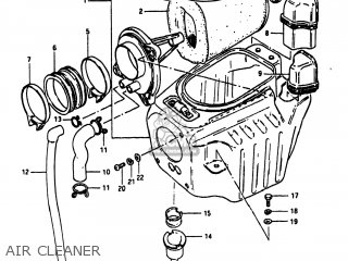 AIR CLEANER - DR500 1982 (Z) USA (E03)