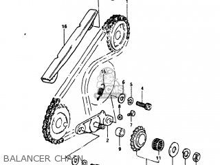 BALANCER CHAIN - DR500 1982 (Z) USA (E03)