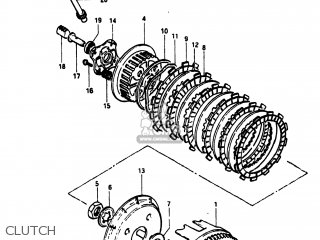 CLUTCH - DR500 1982 (Z) USA (E03)