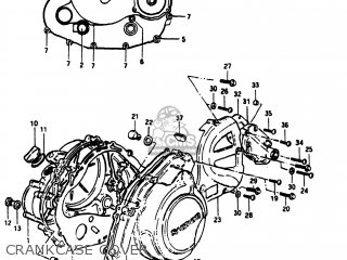 CRANKCASE COVER - DR500 1982 (Z) USA (E03)