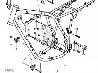 FRAME - DR500 1982 (Z) USA (E03)