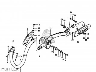 MUFFLER - DR500 1982 (Z) USA (E03)