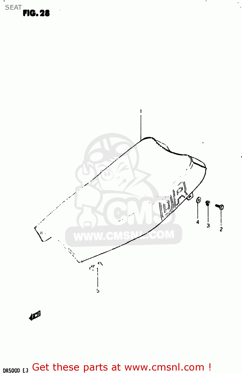 SEAT DR500 1983 (D) USA (E03)
