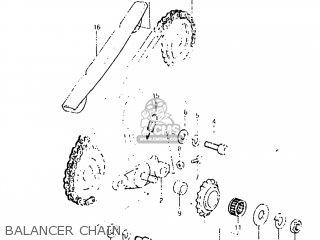 BALANCER CHAIN - DR500 1983 (D) USA (E03)