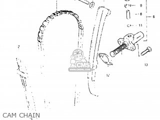 CAM CHAIN - DR500 1983 (D) USA (E03)