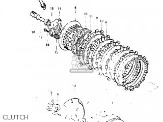 CLUTCH - DR500 1983 (D) USA (E03)