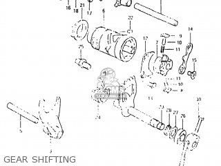 GEAR SHIFTING - DR500 1983 (D) USA (E03)