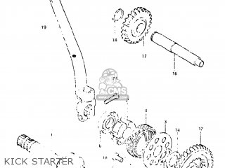 KICK STARTER - DR500 1983 (D) USA (E03)