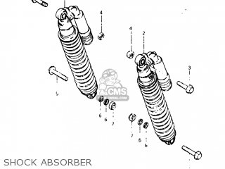 SHOCK ABSORBER - DR500 1983 (D) USA (E03)