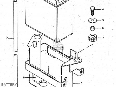 BATTERY - DR500R 1986 (G)