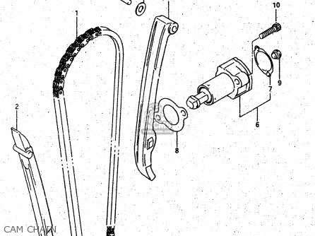 CAM CHAIN - DR500R 1986 (G)