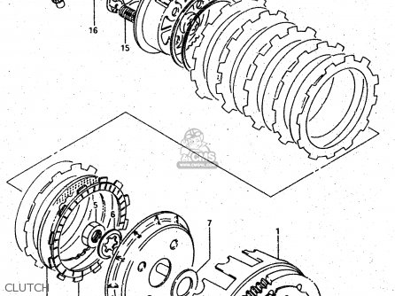 CLUTCH - DR500R 1987 (H)