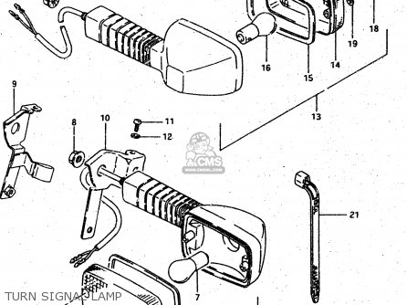 TURN SIGNAL LAMP - DR500R 1987 (H)