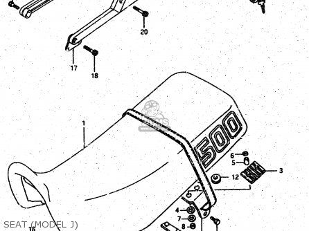 SEAT (MODEL J) - DR500R 1987 (H)