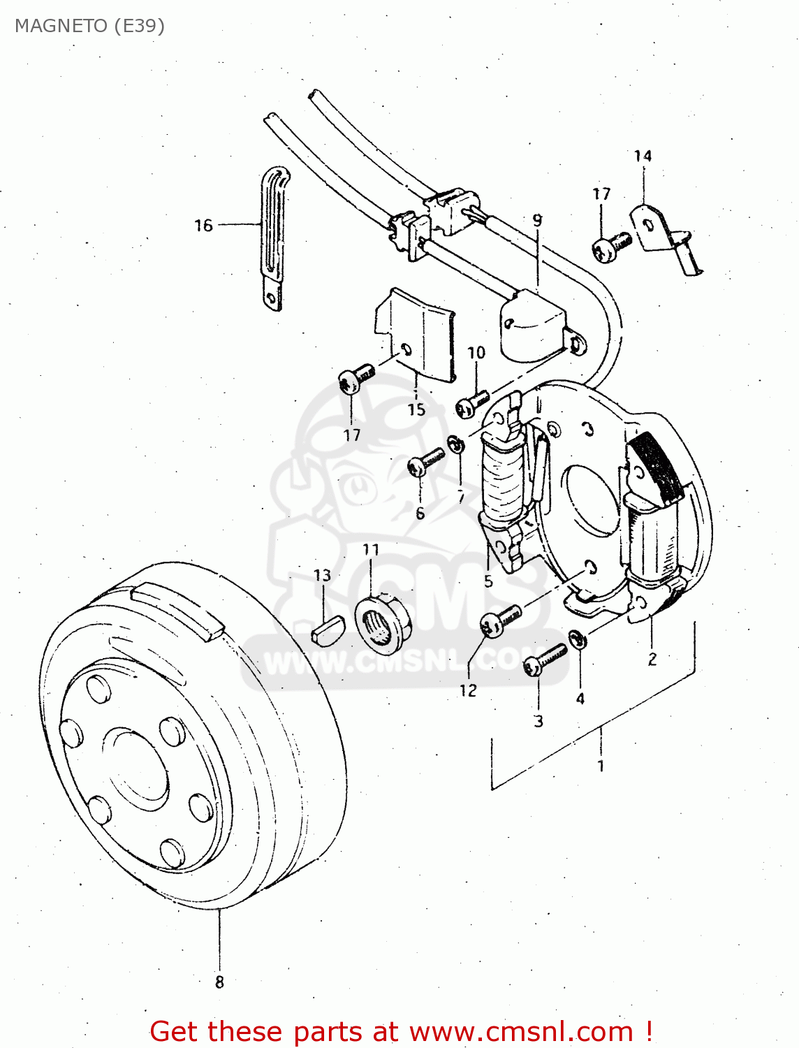 MAGNETO (E39) DR500S 1983 (D)