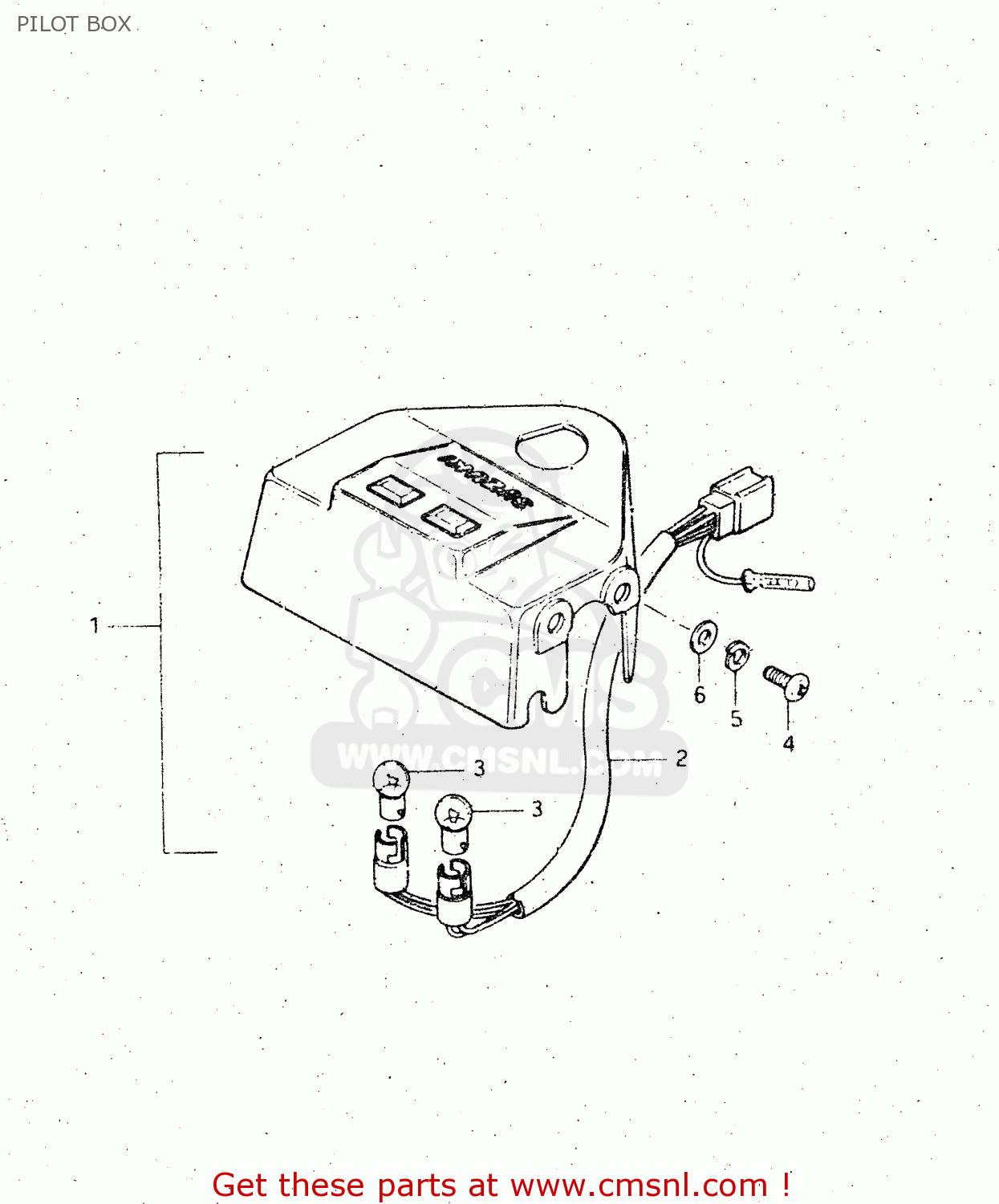 PILOT BOX DR500S 1983 (D)