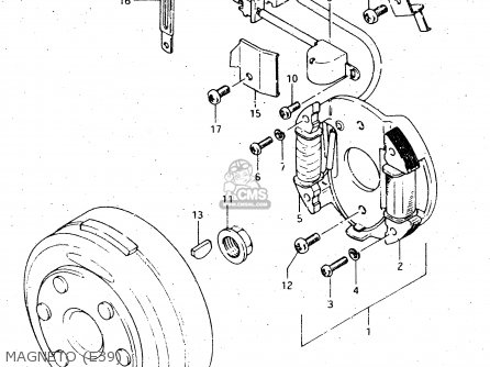 MAGNETO (E39) - DR500S 1983 (D)