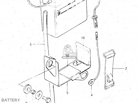 BATTERY - DR500S 1983 (D)