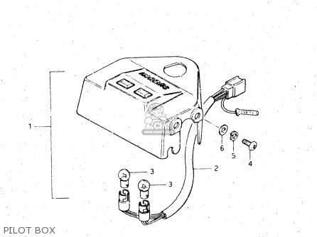 PILOT BOX - DR500S 1983 (D)