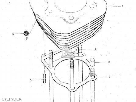 CYLINDER - DR500S 1983 (D)