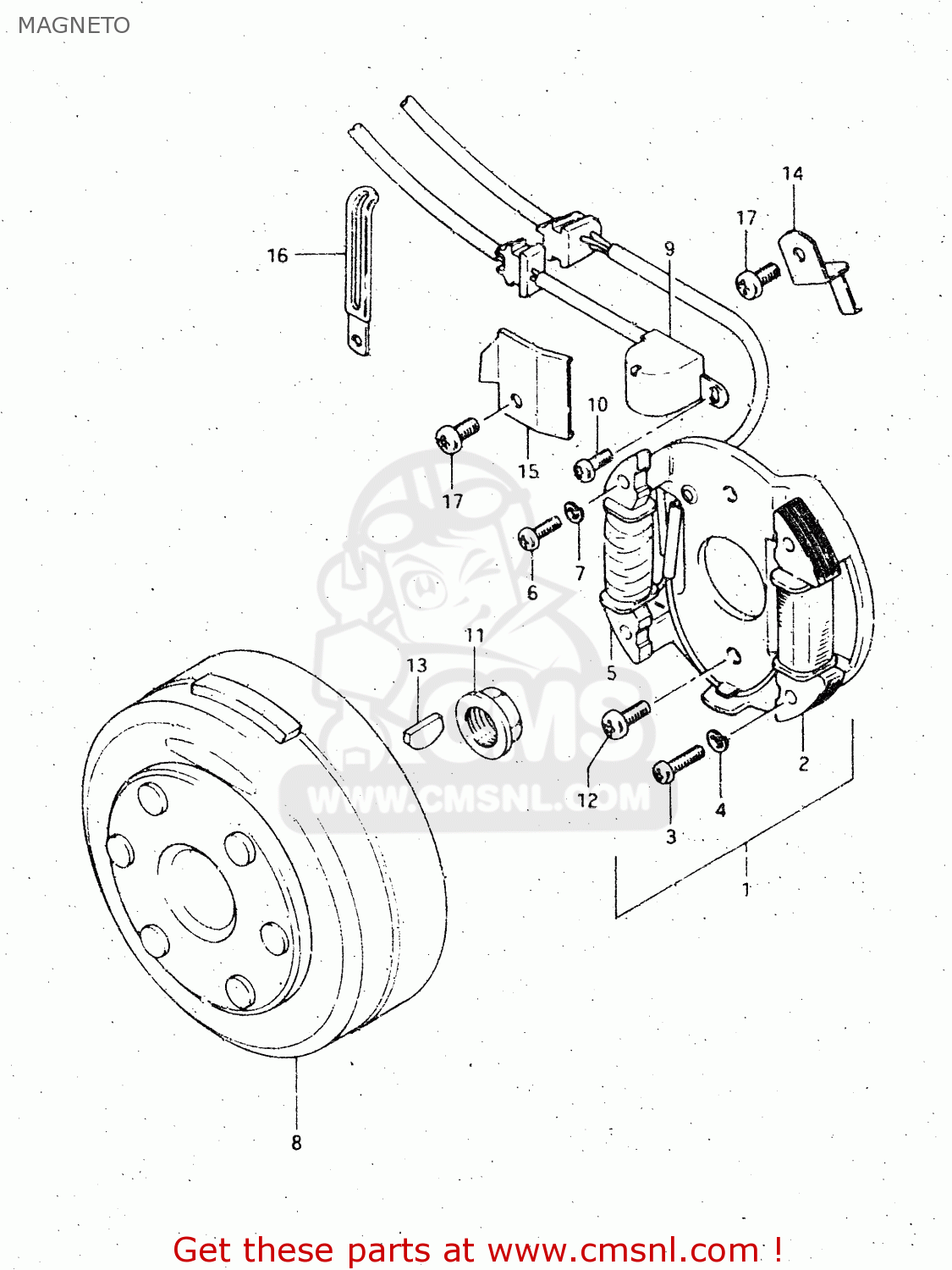 MAGNETO DR500S 1984 (E)