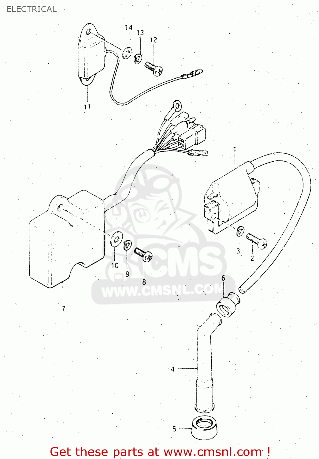 ELECTRICAL DR500S 1984 (E)