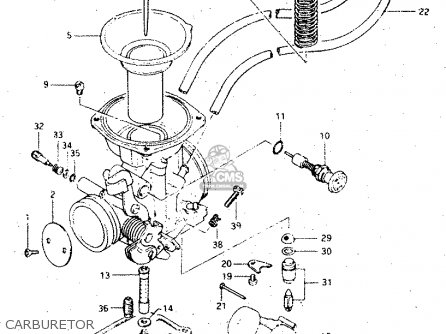 CARBURETOR - DR500S 1984 (E)