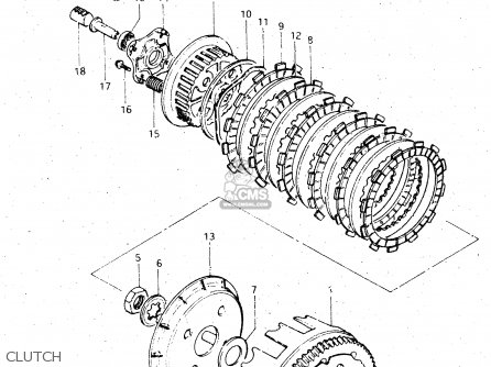 CLUTCH - DR500S 1984 (E)