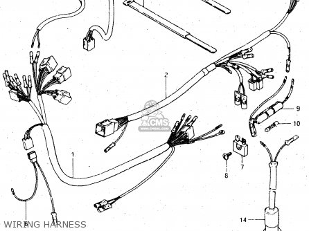 WIRING HARNESS - DR500S 1984 (E)