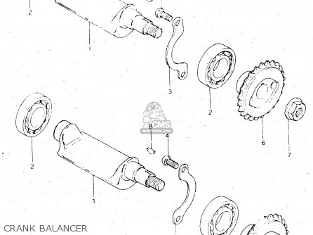 CRANK BALANCER - DR500S 1984 (E)