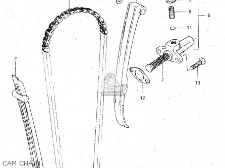 CAM CHAIN - DR500S 1984 (E)