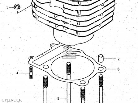 CYLINDER - DR500S 1986 (G)