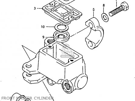 FRONT MASTER CYLINDER - DR500S 1986 (G)