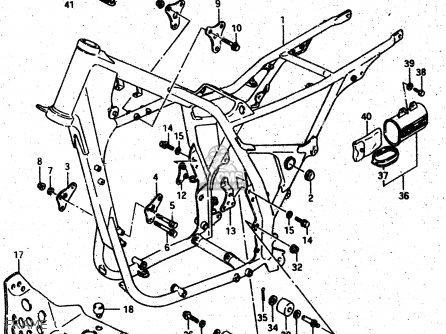 FRAME - DR500S 1987 (H)