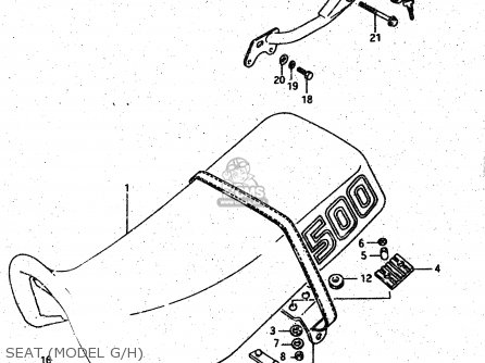 SEAT (MODEL G/H) - DR500S 1987 (H)