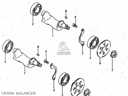 CRANK BALANCER - DR500S 1987 (H)