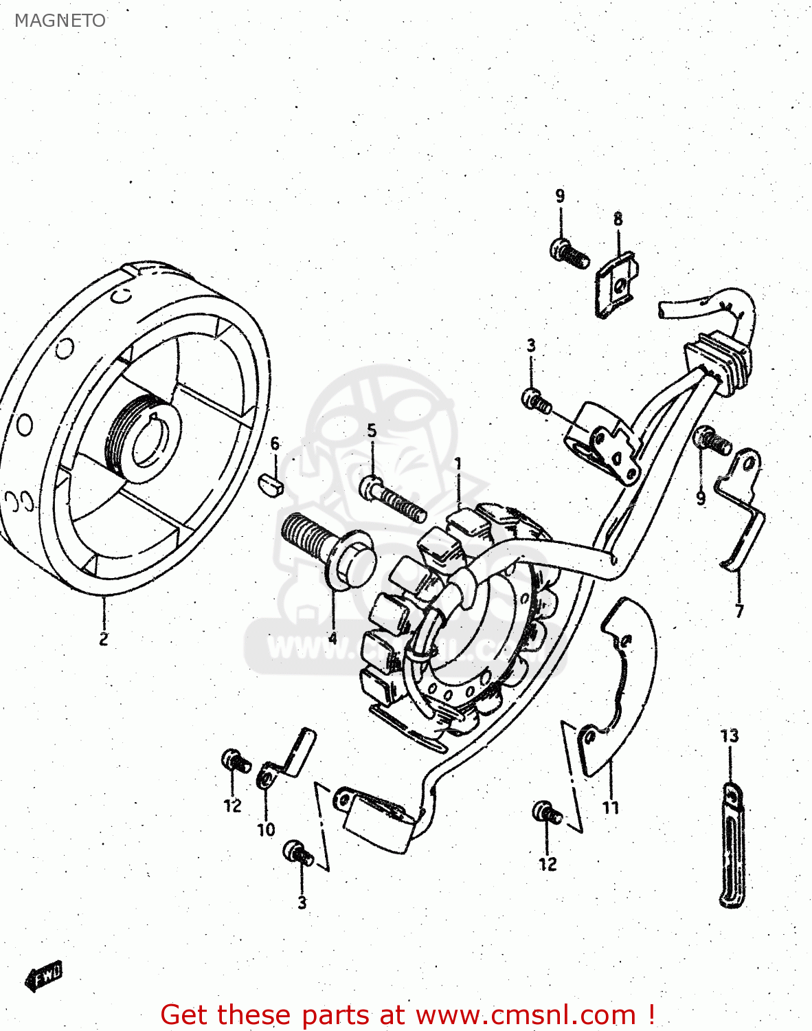 MAGNETO DR500S 1988 (J)